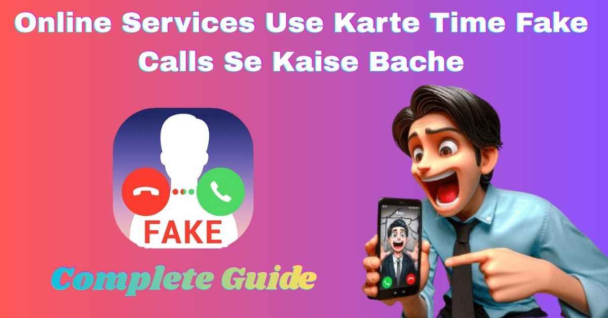 Online Services Use Karte Time Fake Calls Se Kaise Bache
